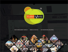 Tablet Screenshot of fusioneventz.in